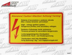 Sticker High Energy Ignition System 13cm x 8cm