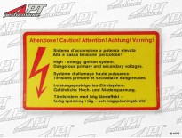 Sticker High Energy Ignition System 13cm x 8cm