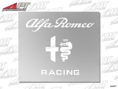 Sticker Alfa Romeo Racing white 175 x 146mm