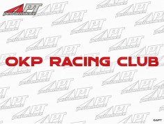 Sticker OKP Racing Club red (30 cm)