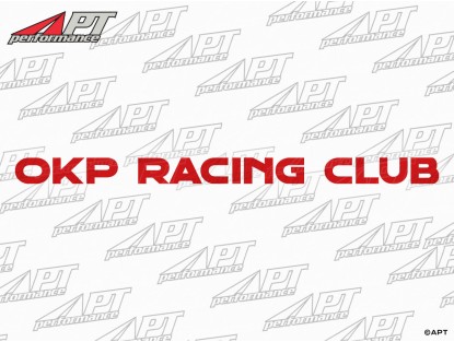 Sticker OKP Racing Club red (30 cm)