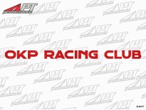 Sticker OKP Racing Club red (30 cm)