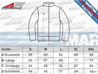 MARTINI RACING Team Jacket light blue XL