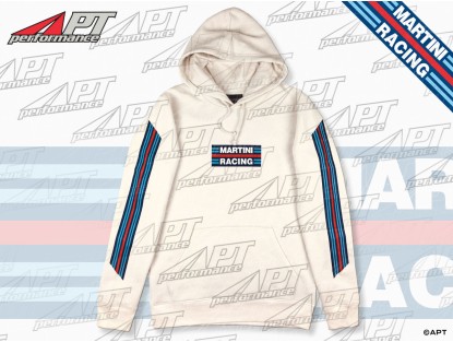 MARTINI RACING Hoodie Core Logo Cream L