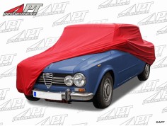 Car Cover Deluxe Satin Red L with Bag / Alfa Milano Logo 2