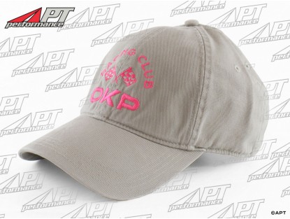 OKP RACING CLUB Lady Cap khaki / hot pink