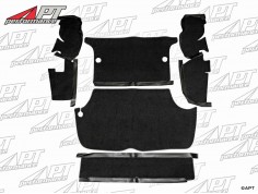 Boot carpet set black Bertone GT -  GTV