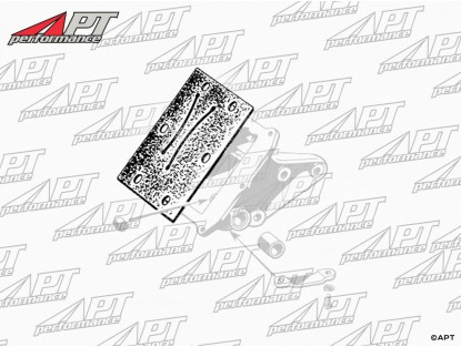 Rubber seal for pedal housing 750/101