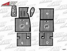 Set (6) rubber floor mats 2000 / 2600 Touring 2
