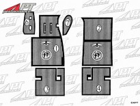 Set (6) rubber floor mats 2000 / 2600 Touring