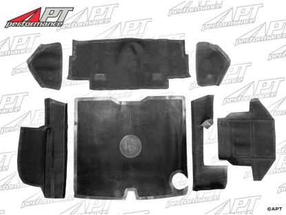 Set (7) rubber trunk mats 2000 / 2600 Touring