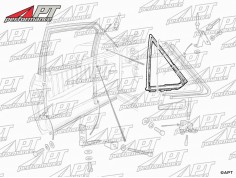 Set triangle window rubber seals Alfetta GT/V 1. Series
