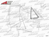 Set triangle window rubber seals Alfetta GT/V 1. Series