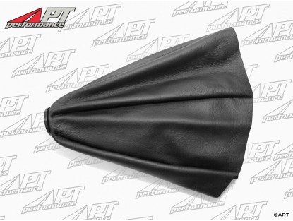 Gear lever gaiter leather black (without center console)