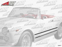 Set chrome trims for door sills 2000 Touring Spider