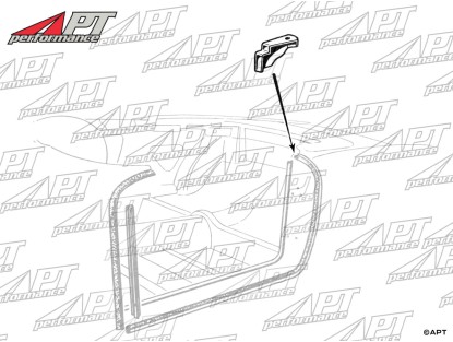 B-post cover chrome set (2) 2600 Touring Spider