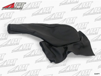 Hand brake covering leather black Spider 78 - 86