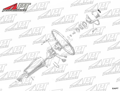 Steering wheel centre badge Alfa Romeo  Giulia 1. Series