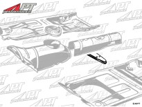 Driveshaft tunnel connecting plate Alfa 105 / 115 Models