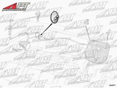 Rubber grommet for wiper motor / water hose GT Bertone 2