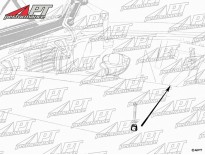 Set (2) bonnet rubber stop hinges GT Bertone 1. Series