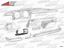 Ignition lock / steering column cover Spider 1970 - 78