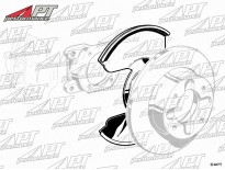 Front brake backplate right 1300 - 1600cc 105 / 115