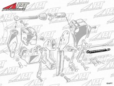 Rear brake caliper return spring 1300-1600cc Dunlop 2