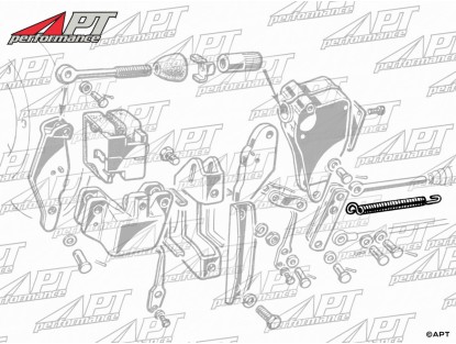 Rear brake caliper return spring 1300-1600cc Dunlop