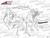 Rear brake caliper return spring 1300-1600cc Dunlop
