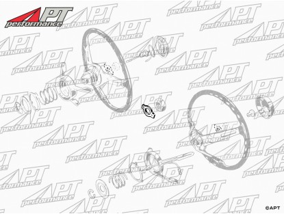 Steering wheel nut locking tab 105 / 115