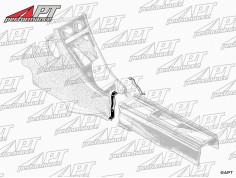 Set (2) clamps for centre console Bertone 1750 GTV 2