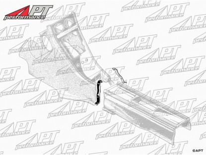 Set (2) clamps for centre console Bertone 1750 GTV