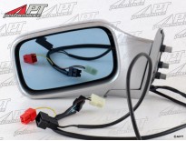 Outer rearview mirror electric left silver grey Alfa 164