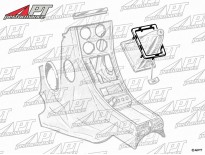 Chrome frame for gear shift lever 1300 - 1600 Giulia