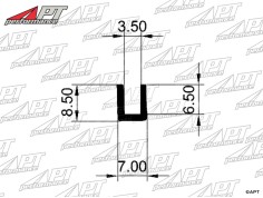 Rubber seal universal 7 x 8,50mm per m 2