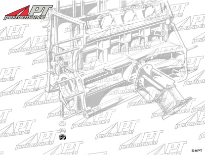 Safety tab washer crankshaft 1. - 4. main bearing