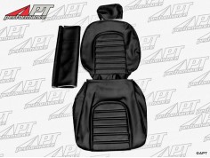Seat cover scay black 24cm head rest Spider 1978-89