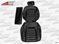 Seat cover scay black 24cm head rest Spider 1978-89