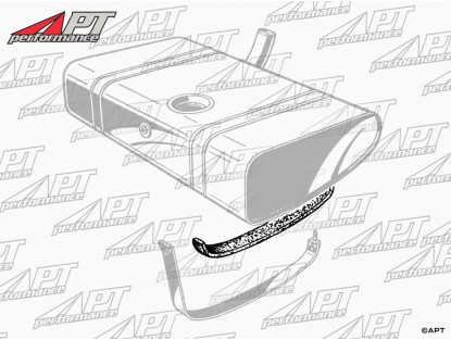 Set (2) fuel tank support strap felts 750 / 101