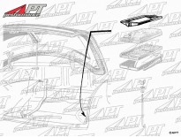 Battery support  frame upper  750 / 101 Giulietta / Giulia
