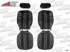 Set (2) Seat covers Giulia Super Nuova scay black