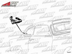 Rear side window opener set Giulietta Sprint / SS 2