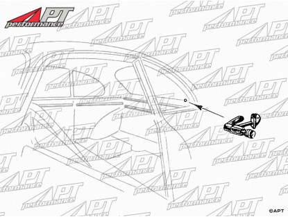 Rear side window opener set Giulietta Sprint / SS
