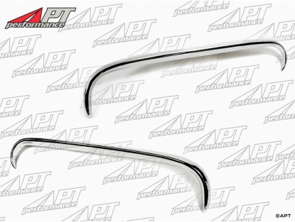 Pair of grille eyebrows 750 / 101 Giulietta Spider INOX