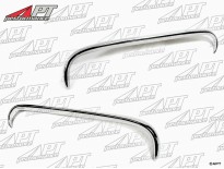 Pair of grille eyebrows 750 / 101 Giulietta Spider INOX