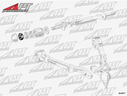 Nut for lower control arm bush 105 / 115 models