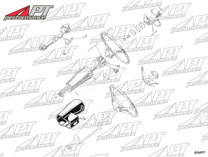 Steering column shroud Giulia 1300 Ti