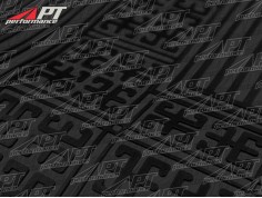 Rubber mat set (6) black GT Bertone hanging pedals 2