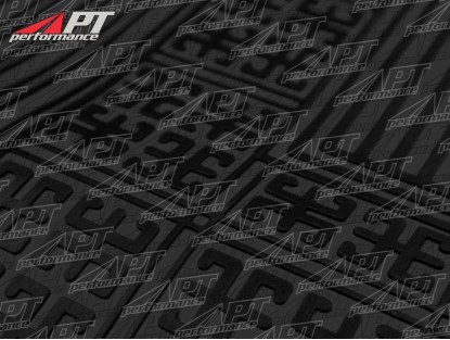 Rubber mat set (6) black GT Bertone hanging pedals